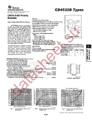 CD4532BM96E4 datasheet  